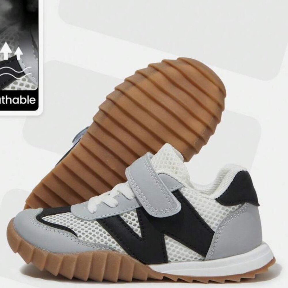 JNSQ Kids Mesh Breathable Sports Shoes, Simple & Fashionable kids size 3.5/EU 35